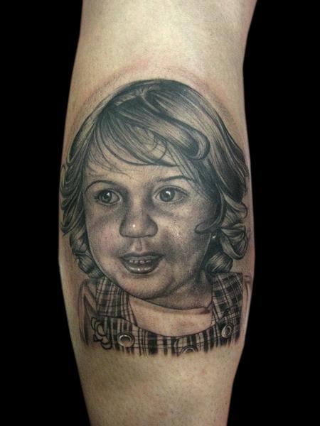 Tattoos - DAUGHTER PORTRAIT - 101192